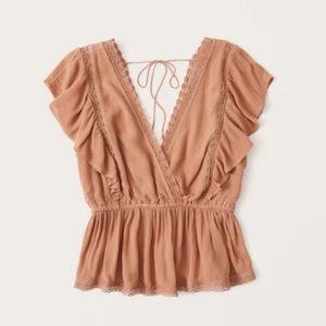 Abercrombie Flounce Sleeveless shirt